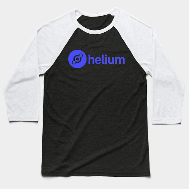 Helium Crypto Cryptocurrency HNT  coin token Baseball T-Shirt by JayD World